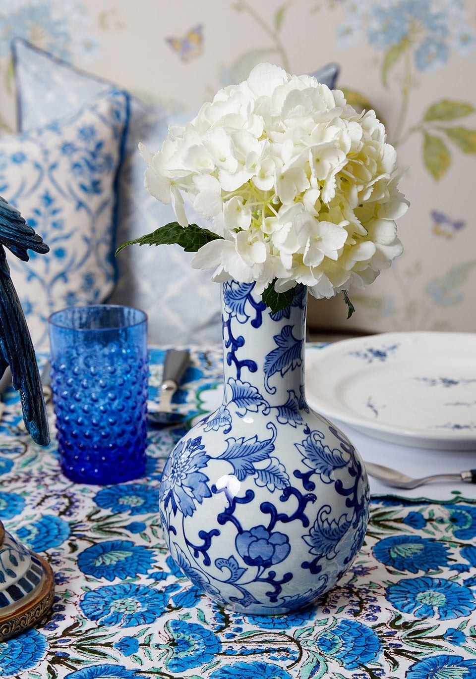 Royal Blue Dew Drop Tumblers - Set Of 4 - Casa by Josephine Jenno