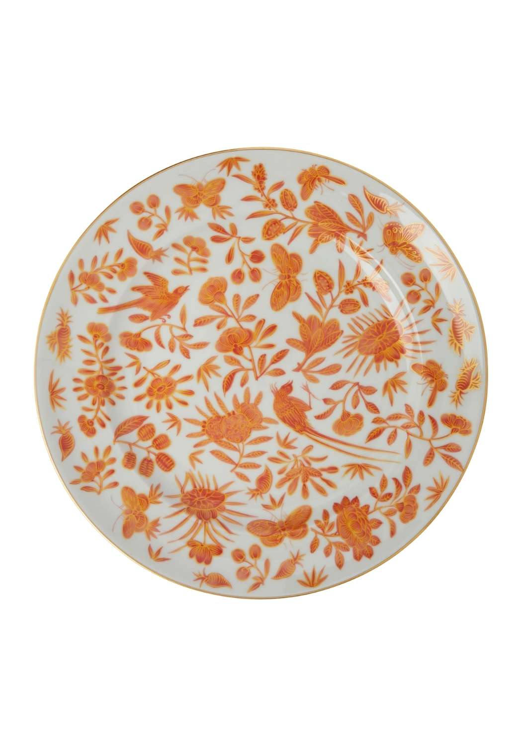 Sacred Bird Butterfly Archival Revival Dinner Plates Set 4
