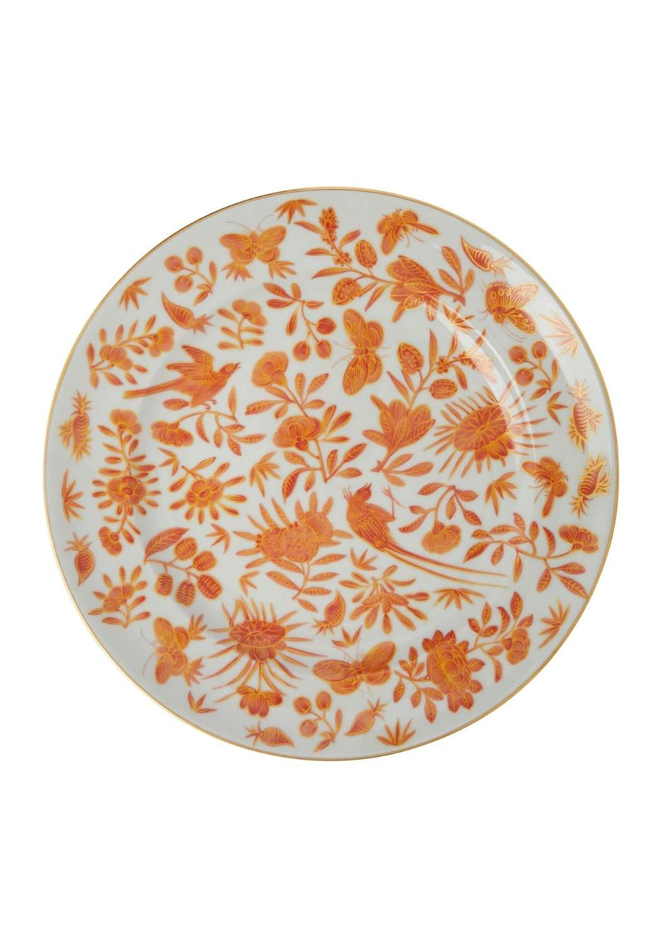 Sacred Bird and Butterfly Mottahedeh Archival Revival Dinner Plates - Set of 4 - Casa by Josephine Jenno