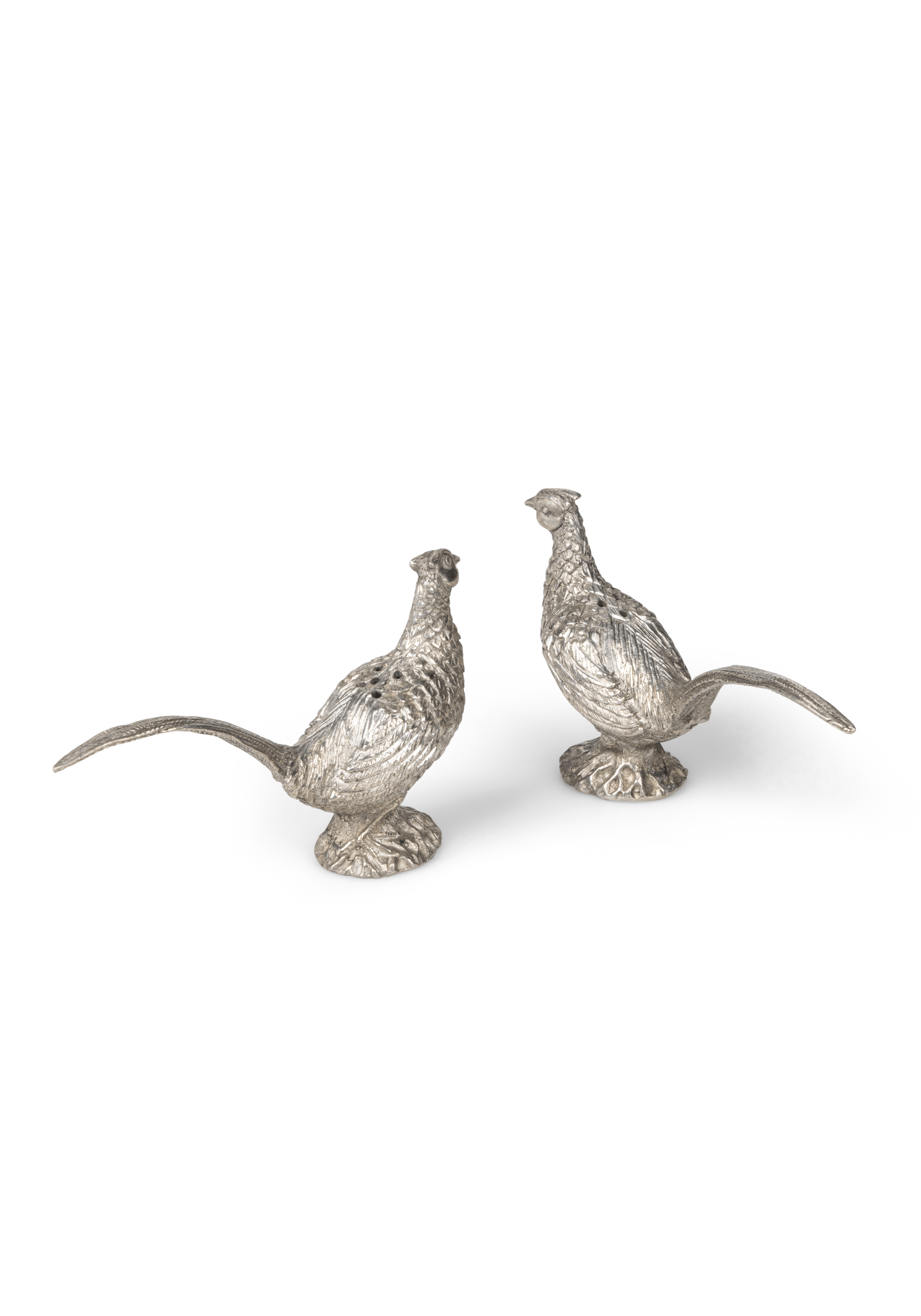 Salt and Pepper Lola’s Pewter Pheasant Seasoner Duo