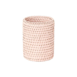Savannah Rattan Bottle Holder - Pink - Casa by Josephine Jenno