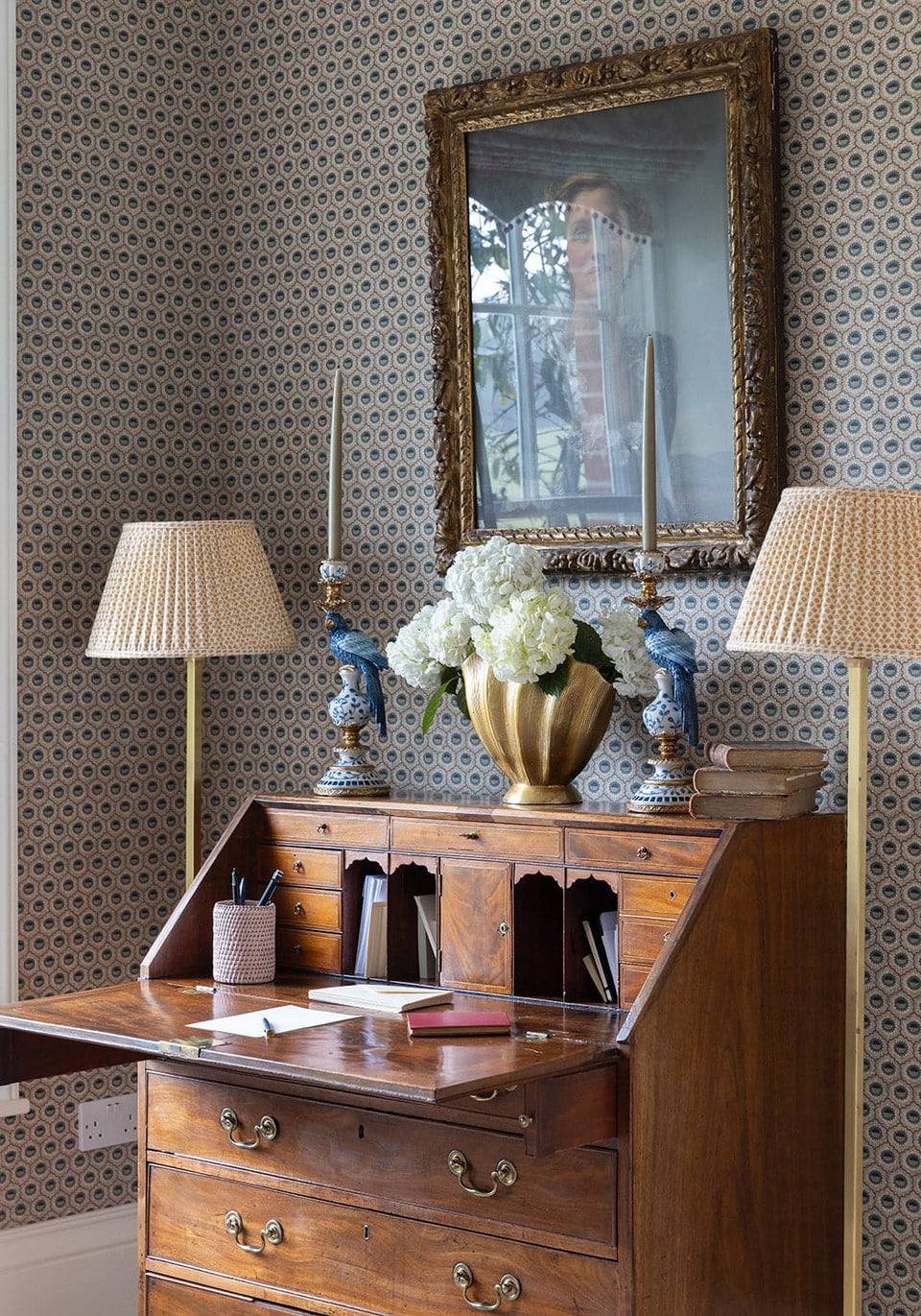 Savannah Rattan Bottle Holder - Pink - Casa by Josephine Jenno