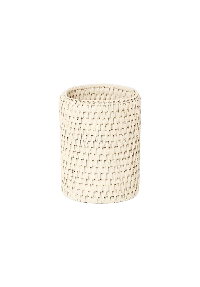 Savannah Rattan Wine Bottle Holder - Sand Colour - Casa by Josephine Jenno