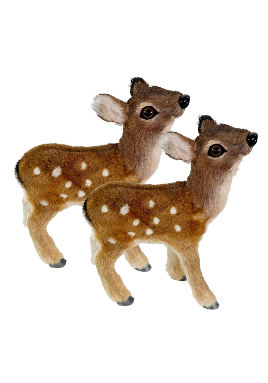 Bambi's Sophisticated Cousin: Spotted Deer - A pair
