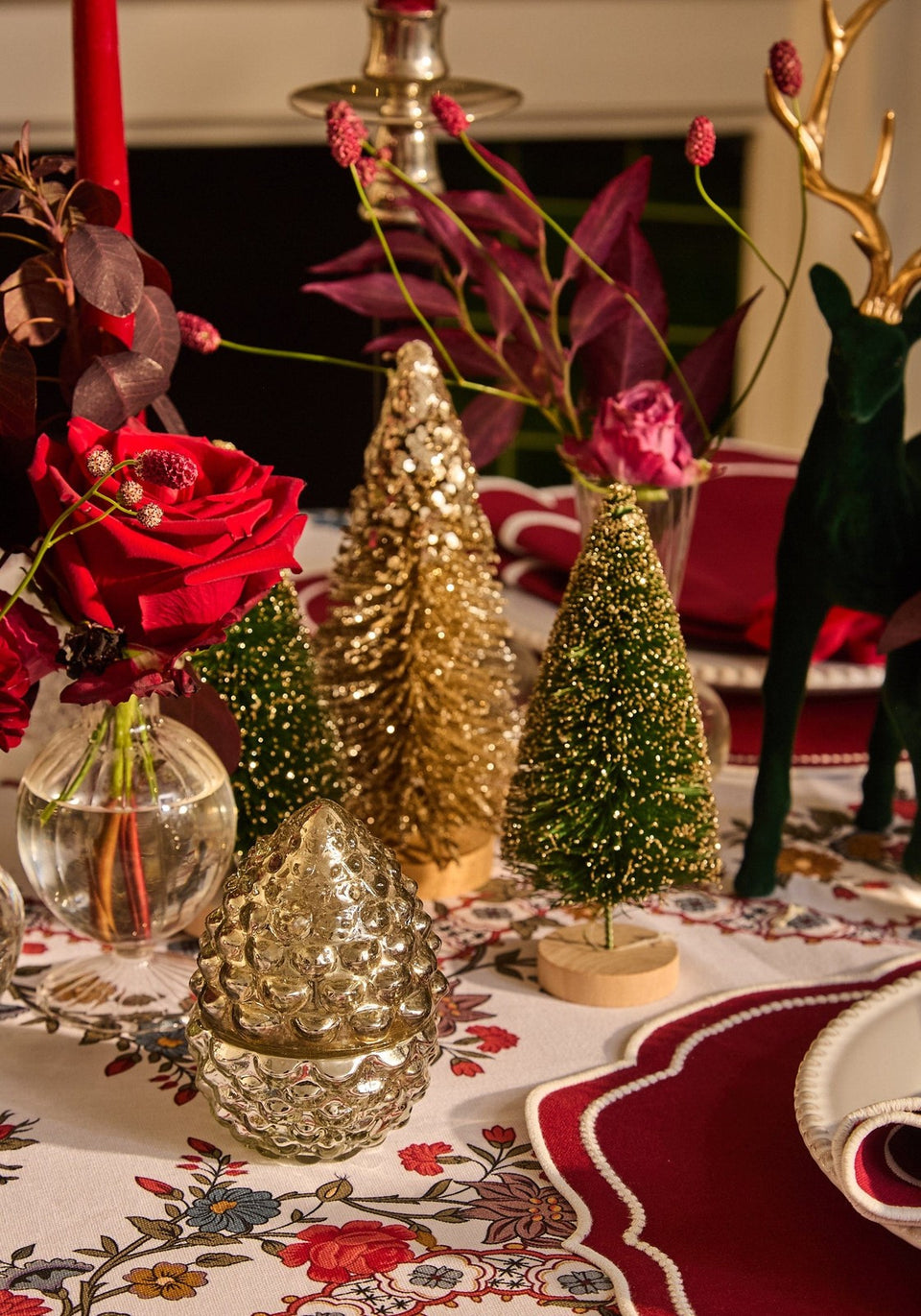 Seraphina Vintage Pine Trinket Set