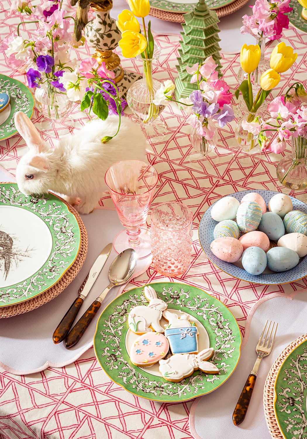 Serena Blush Wine Glass - Set of 6 - Casa by Josephine Jenno