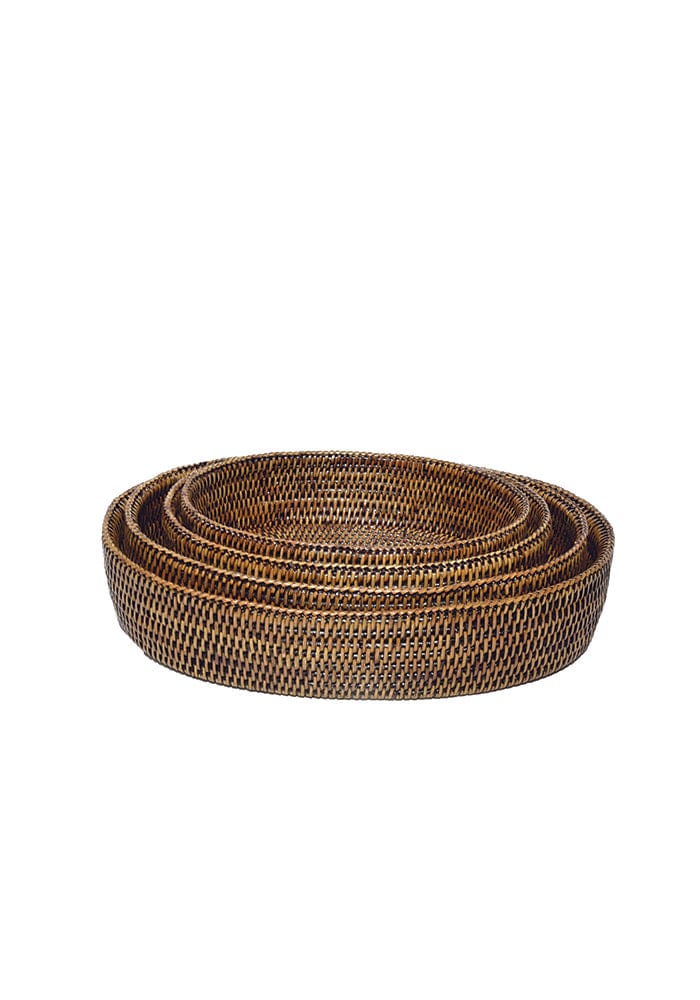 Lil' Oval Rattan Bowl