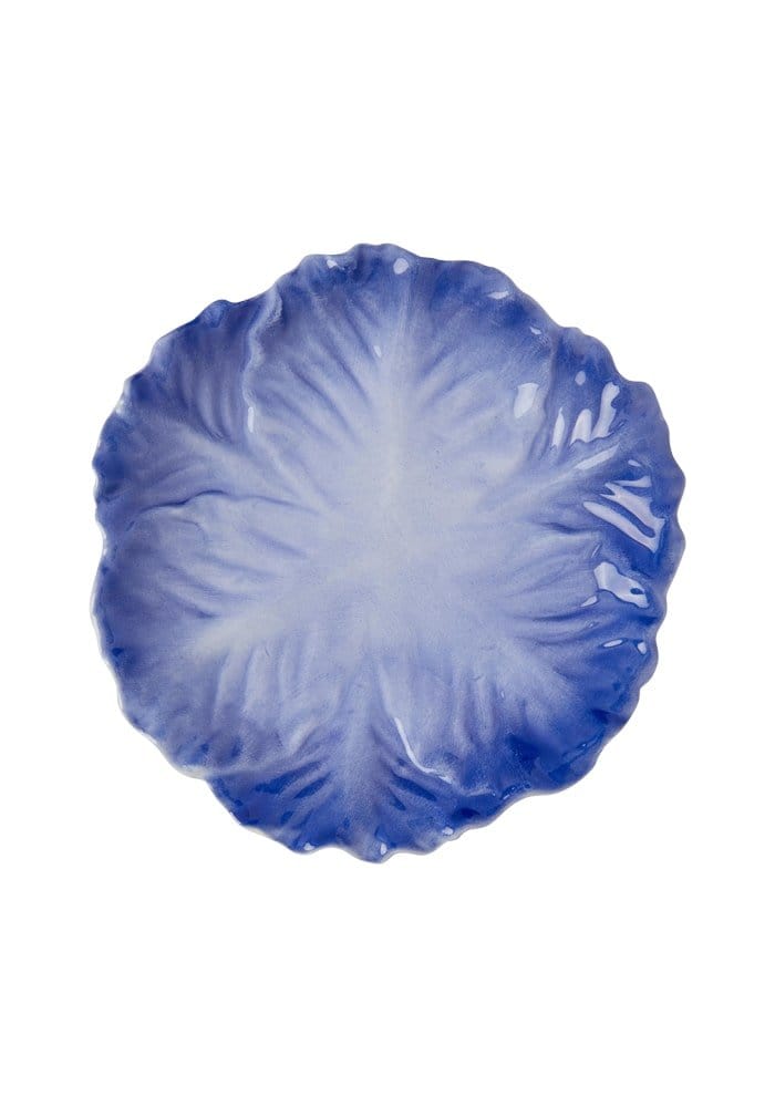 Blue Italian Handmade Cabbage Bowl