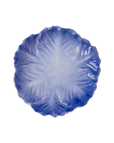 Blue Italian Handmade Cabbage Bowl