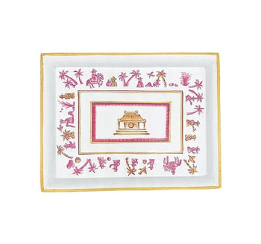 Painted Trinket Temple Trail Tray
