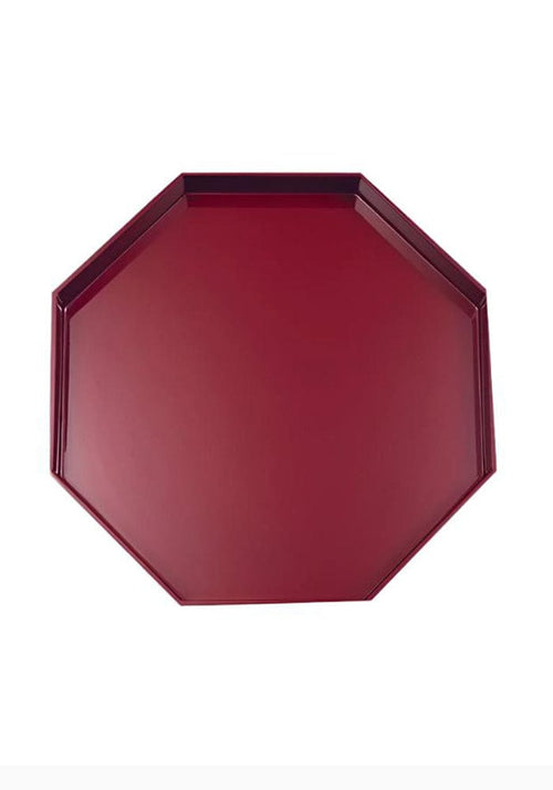 Ursula's Favourite Medium Octagon Tray - Berry