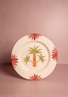 Arabella Side Plate, Green Palm Tree Set of 4