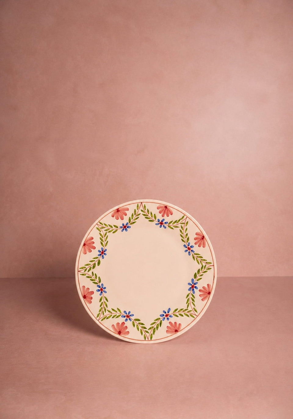 Camilla Side Plate, Green Garland