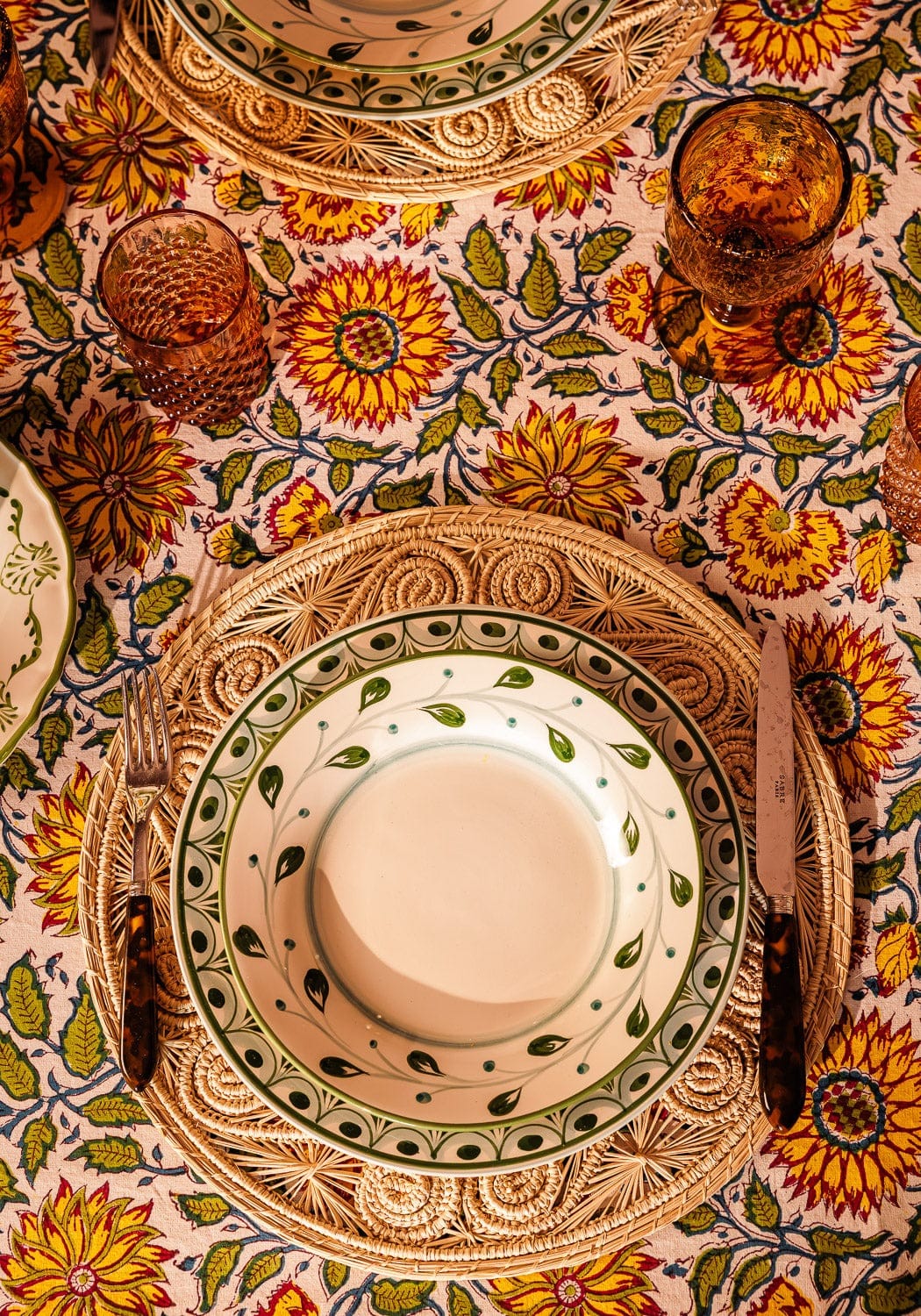 Side Plate Cordelia Side Plate, Green Set of 4