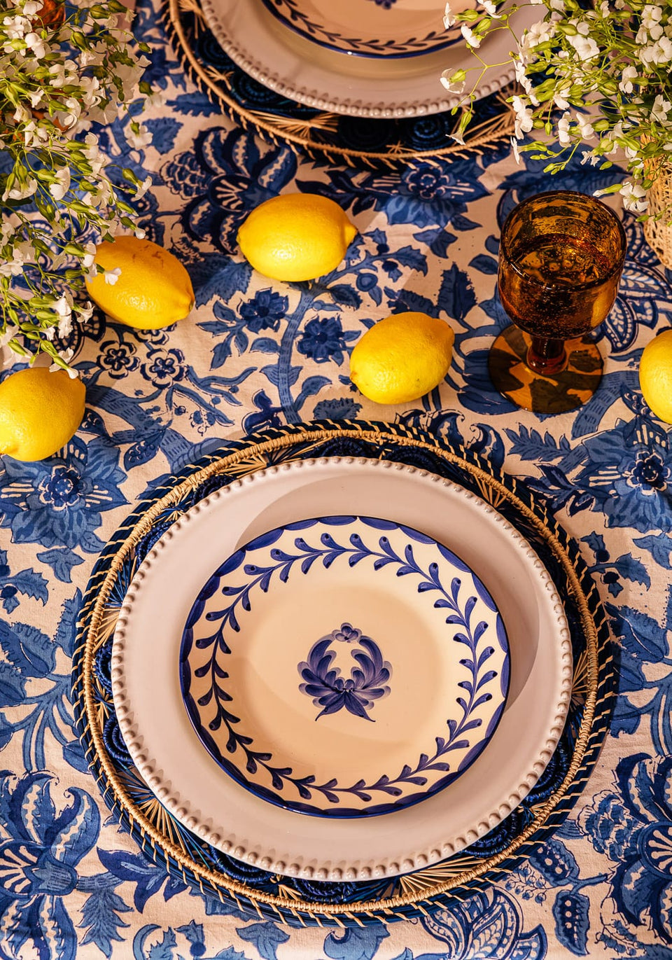 Pandora Side Plate, Cobalt Blue