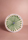 Peacock Side Plate, Green Set of 4