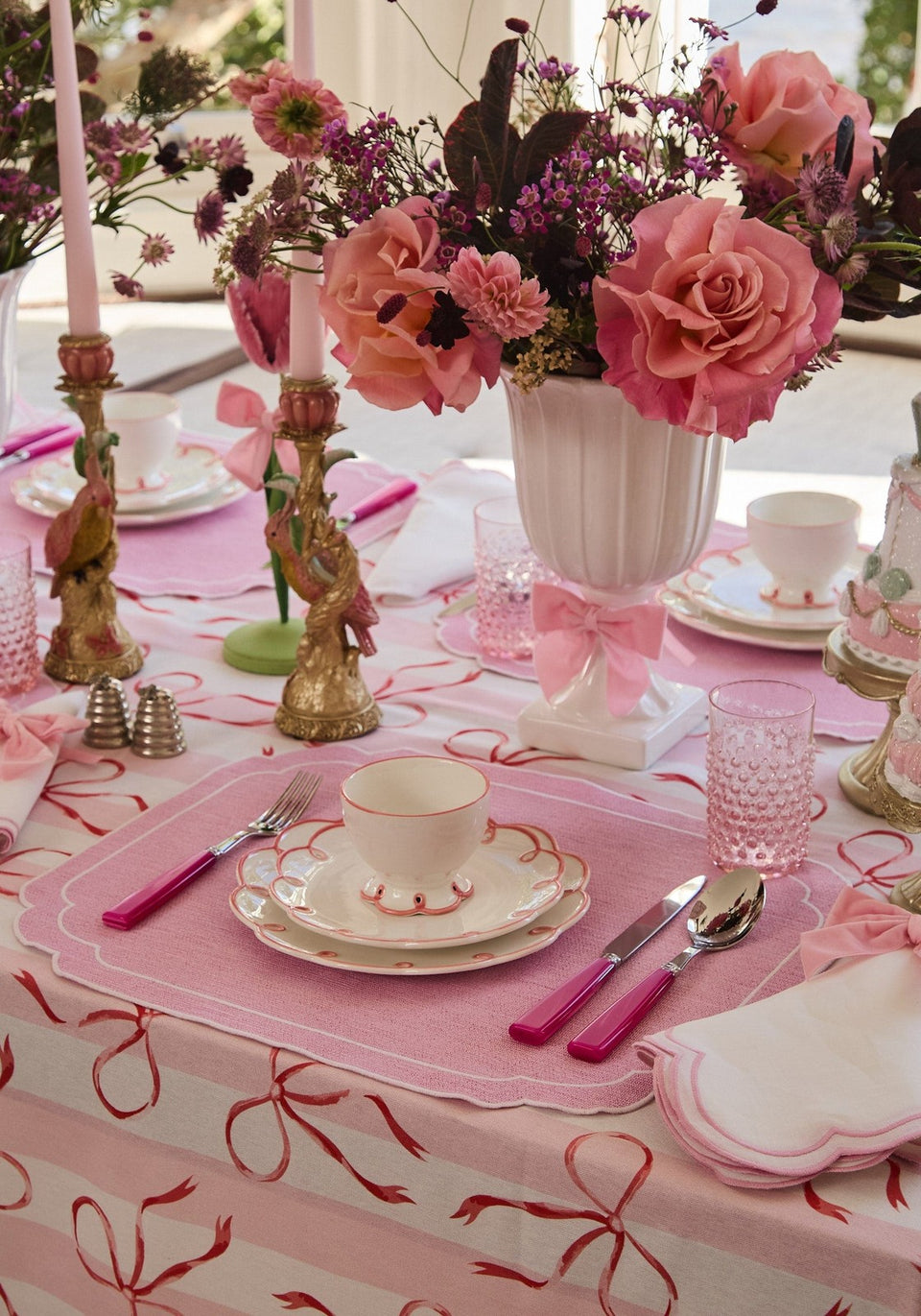 Pretty In Pink Scalloped Nibbles Bowl - Set of 4