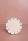 Sky Blue Scalloped Side Plates - Set of 4