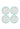 Sky Blue Scalloped Side Plates - Set of 4 - Casa by Josephine Jenno