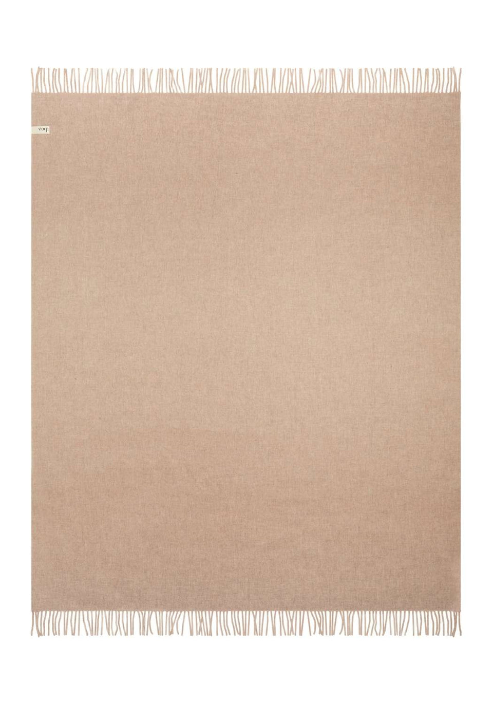 Soft Lambswool Tan Blanket - Casa by Josephine Jenno