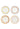 Soleil Dessert Plate Set of 4 - Casa by Josephine Jenno