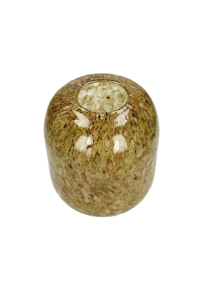 Spotted Yellow Glass Vase - Casa by Josephine Jenno