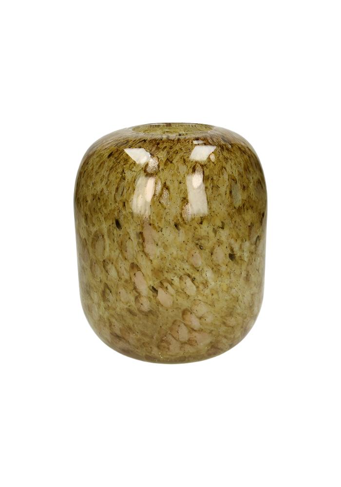 Spotted Yellow Glass Vase - Casa by Josephine Jenno