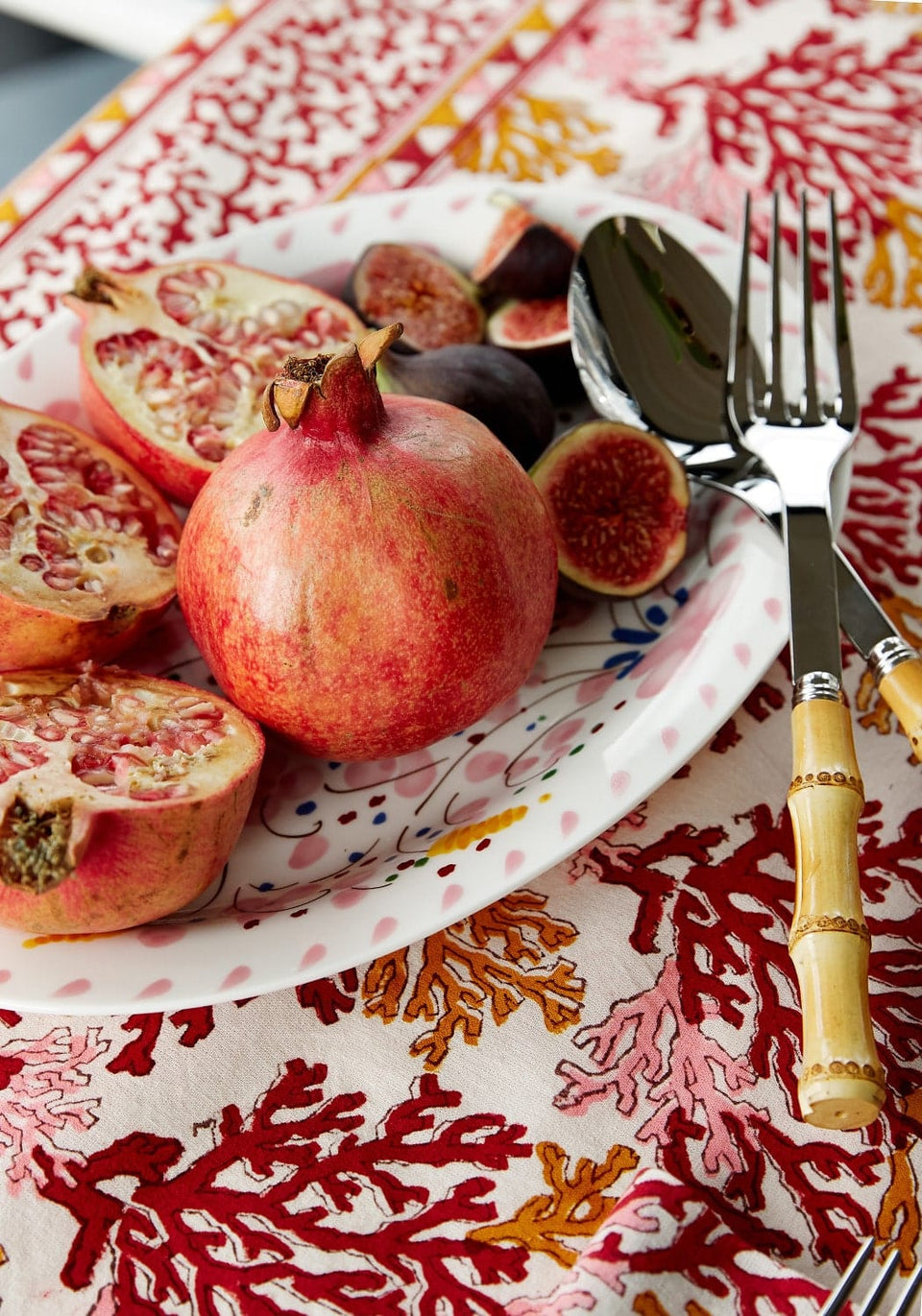 Springtime Meadow Oval Serving Plate - Casa by Josephine Jenno