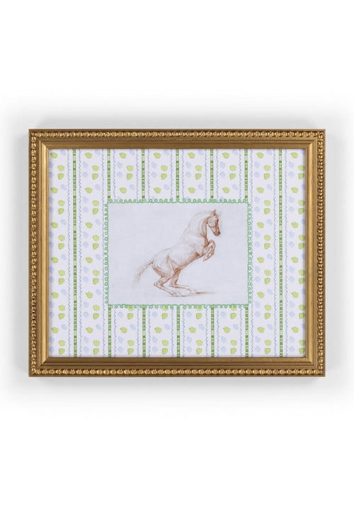 Stable Beauty Framed Print – Playful Sophistication for Children’s Bedrooms