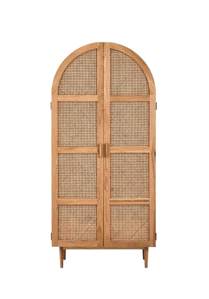 Storage Dorset Arched Rattan Cabinet