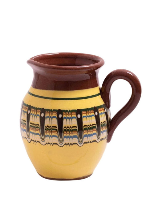 Stunning Pottery Yellow Jug/Vase