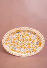 Sunshine Daisy Oval Serving Plate