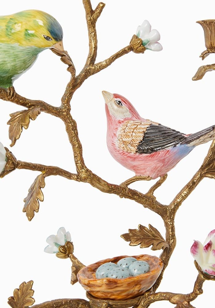 Sweet Tweets Candle Holder Centerpiece - Casa by Josephine Jenno