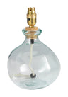 Tabitha Glass Table Lamp Base - Clear