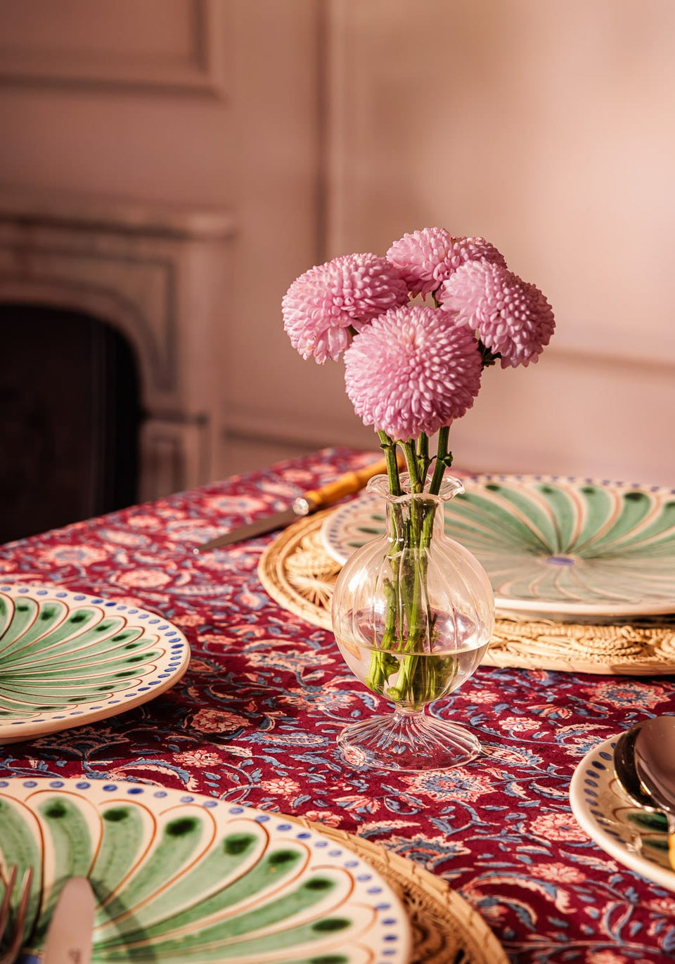 My Maroon Tablecloth