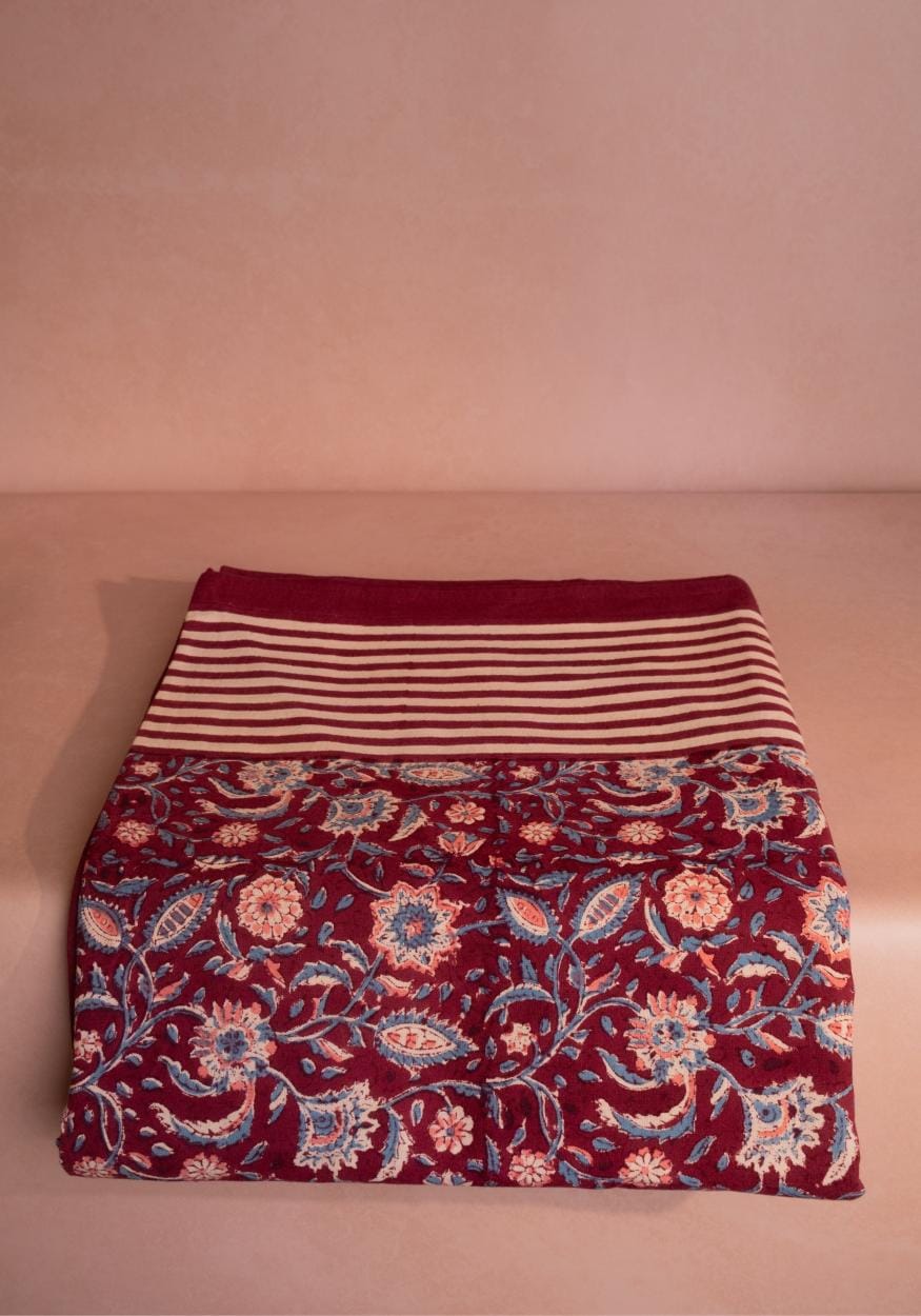 My Maroon Tablecloth