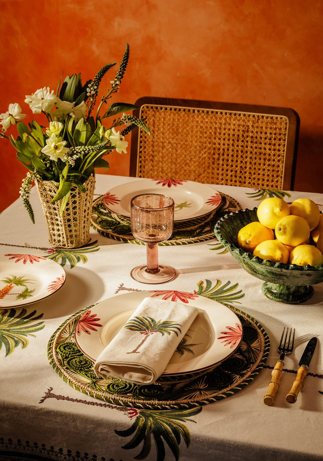 Palm Tree Tablecloth - I Dream of Genie