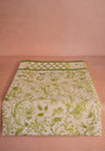 Pretty Meadow Green Floral Cotton Tablecloth