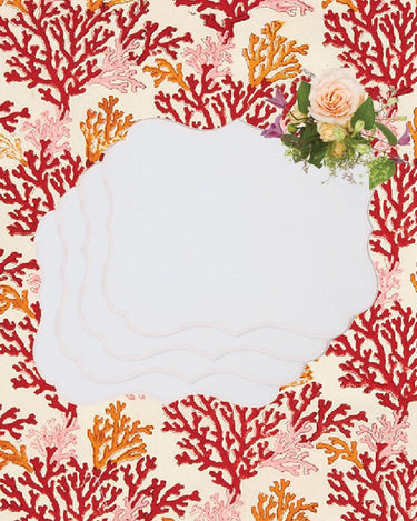 Tablecloth Rose Coral Tablecloth