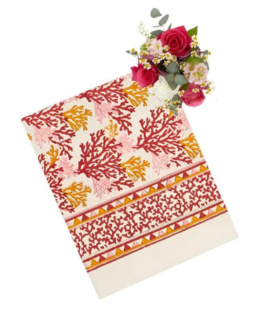 Tablecloth Rose Coral Tablecloth