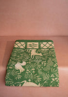 The Wycliffe Woodland Green Cotton Tablecloth