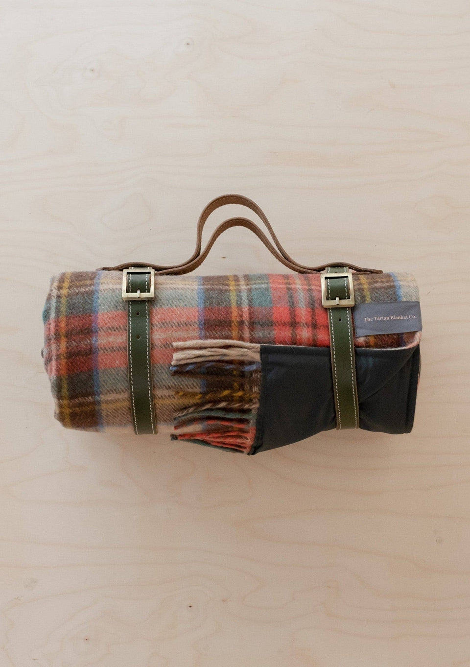 Tartan Wool Picnic Blanket & Carrier - Casa by Josephine Jenno