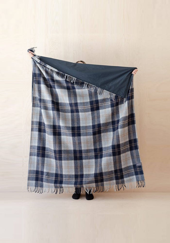 Tartan Wool Picnic Blanket & Carrier - Casa by Josephine Jenno