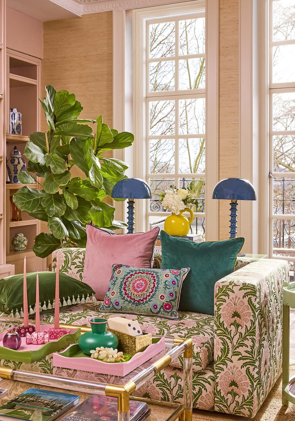 Teal Meridian Cushion Cover - Casa by Josephine Jenno