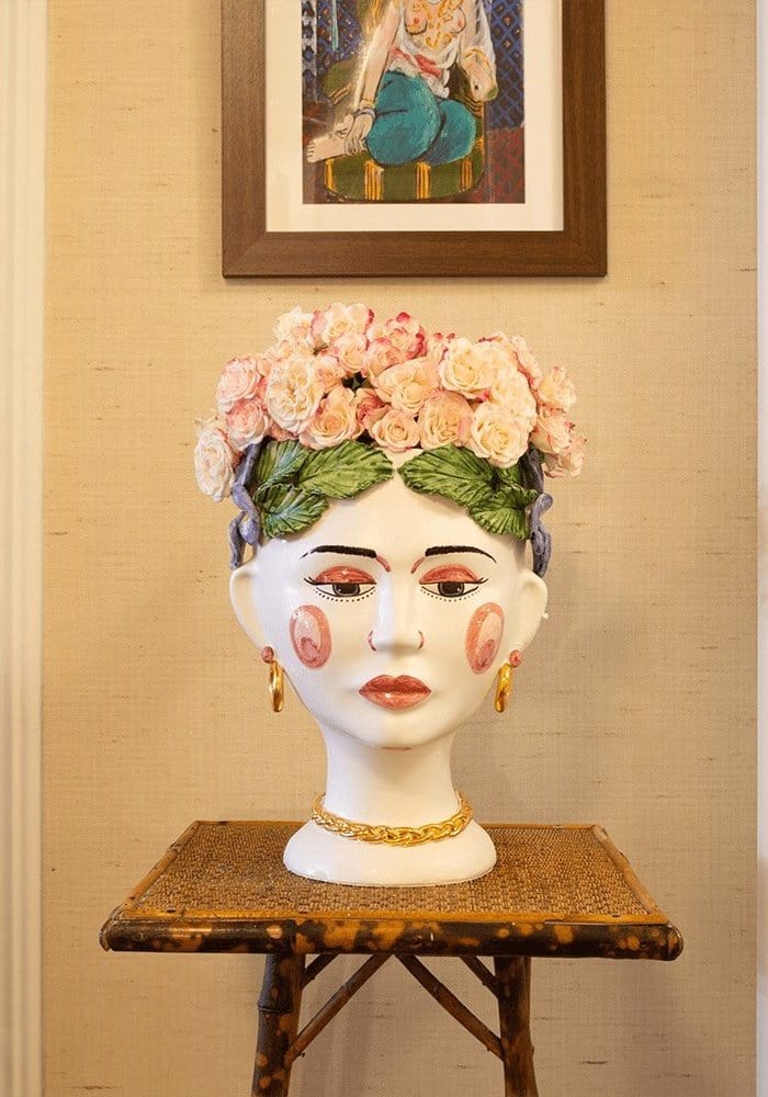 Testa Di Moro Flora (Not the White Lotus Variety) Bust Statue - Casa by Josephine Jenno
