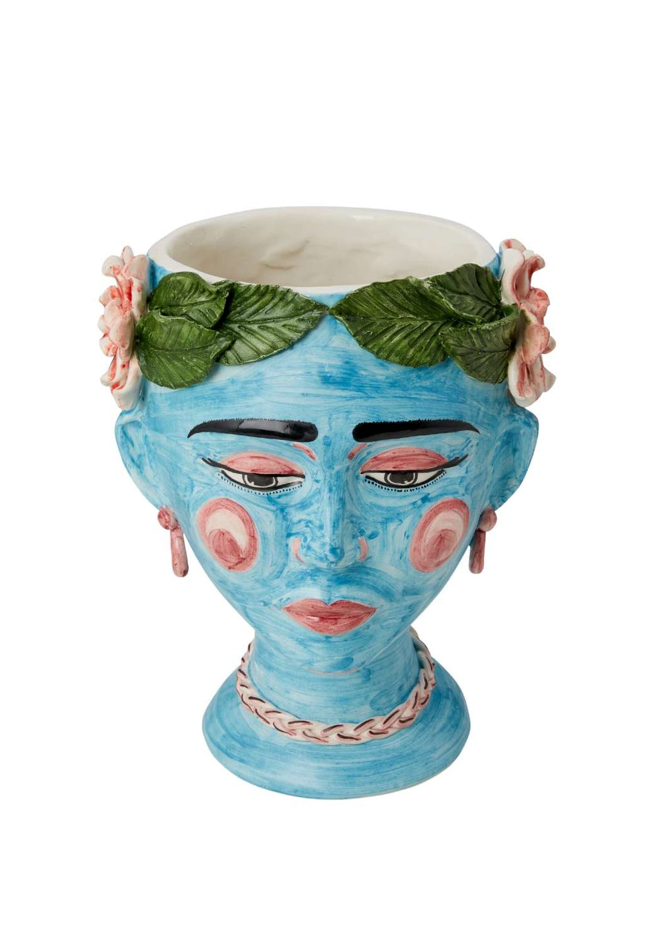 Testa Di Moro Head - Turquoise Times (Not the White Lotus Kind) Bust Statue - Casa by Josephine Jenno