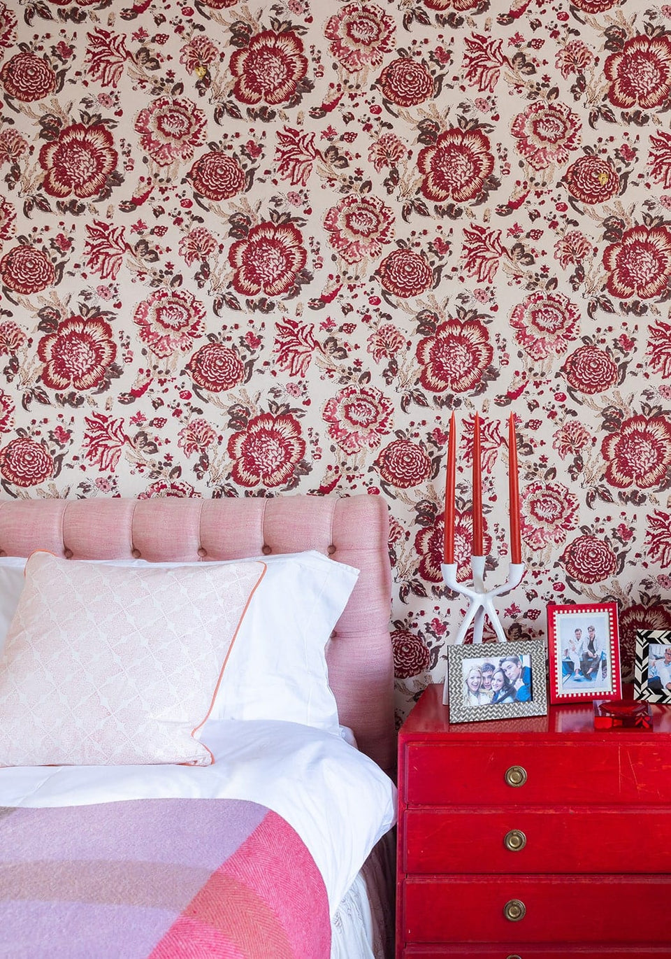 The Modern White Three - Armed Candleholder Large - Casa by Josephine Jenno