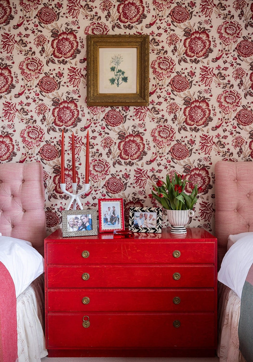 The Modern White Three - Armed Candleholder Large - Casa by Josephine Jenno