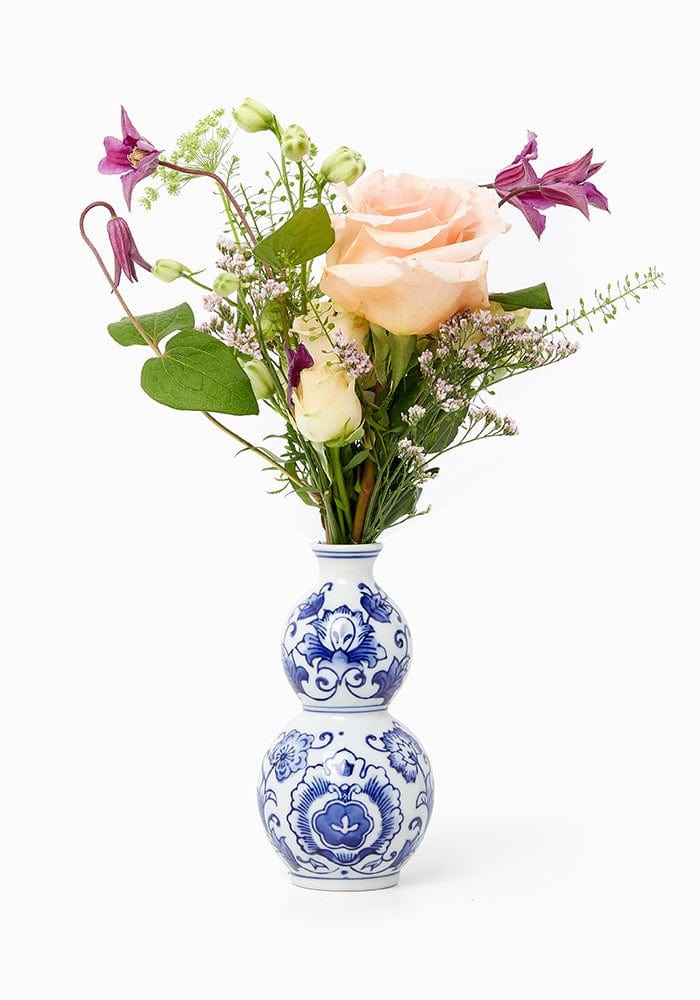 Three Delft Bud Vases - Casa by Josephine Jenno