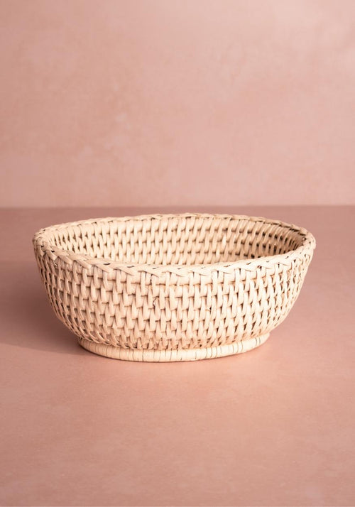 Mayfair Trinket Tray Hold All Basket in Sand Colour